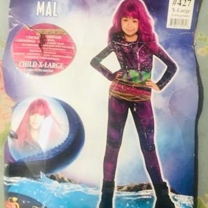 Descendants 2 Mal Costume with Wig